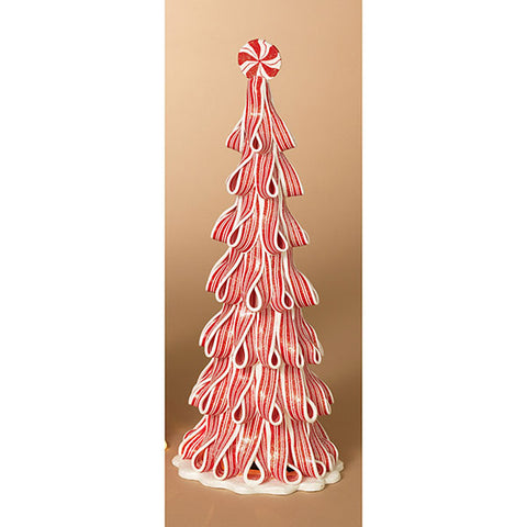 13.5"H Battery operated Pepperment Tree