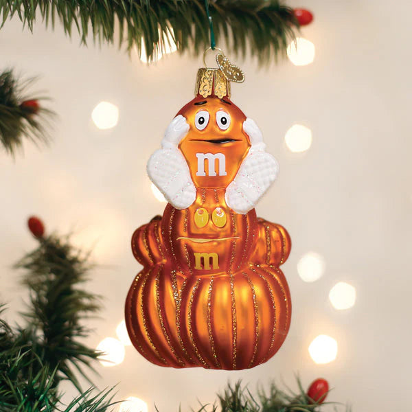 M&M's Orange Autumn Ornament - Old World Christmas – Christmas In