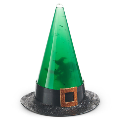 Lighted Swirling Bat Glitter Water Hat, 9"