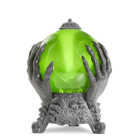 Lighted Green Fortune Teller Ball, 9"