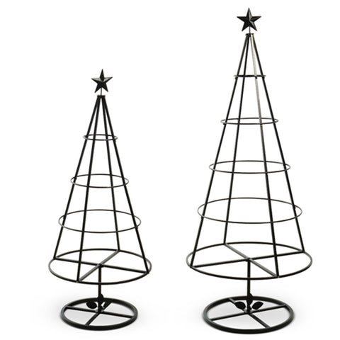 Black Display Tree Frames, 60" (Set of 2)