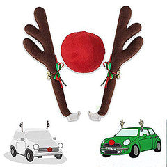 Christmas Felt Reindeer with Car Antlers