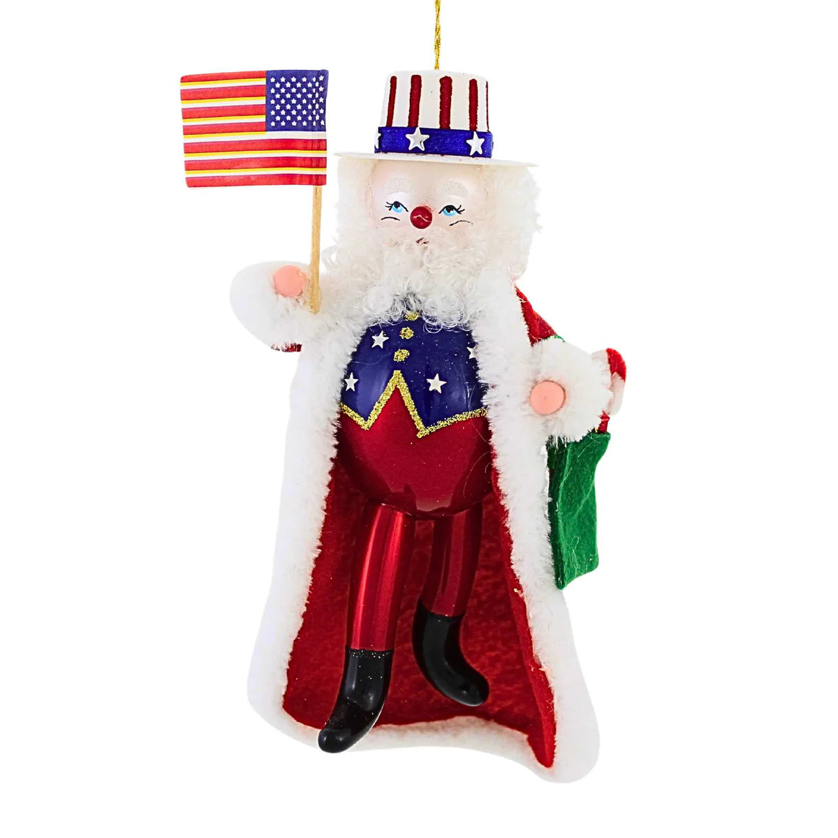 Yellow Soldier W/ Cymbals Ornament, 8