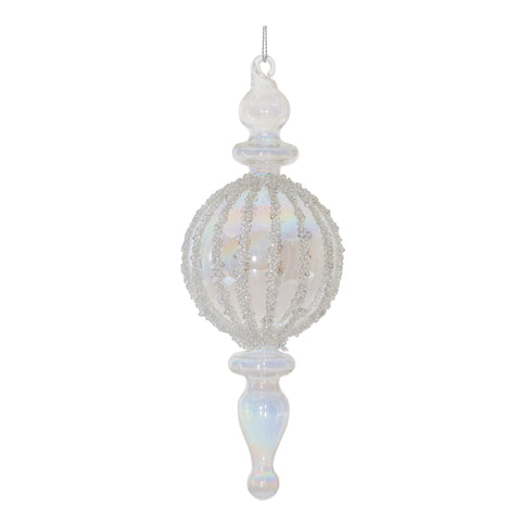Finial or Onion Palace Glamour Glass Ornament