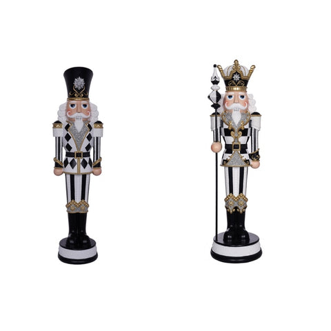Resin Royal Nutcracker, 19" (2 styles - sold individually)