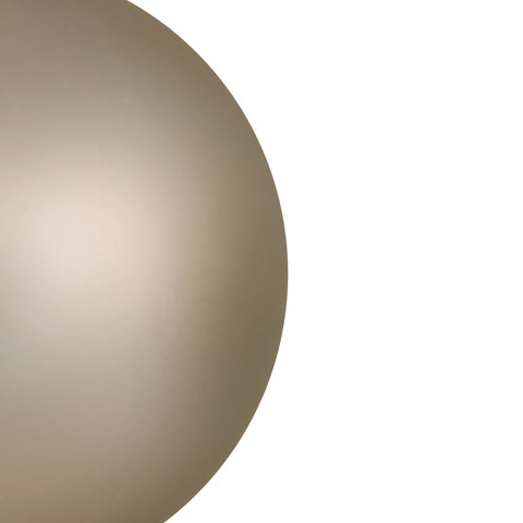 Shatterproof Oat Matte Ball UV Ornament, 4" (Set of 6)