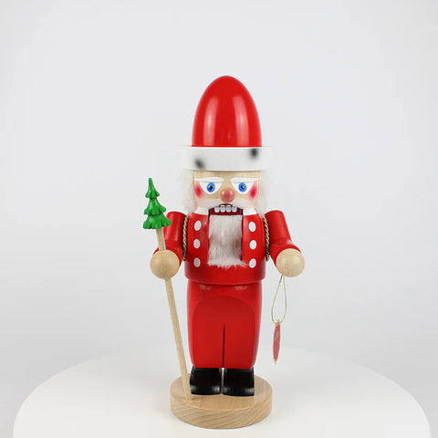 Chubby Santa Claus Nutcracker Figurine, 13"