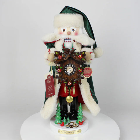 Santa Comes Around Nutcracker Figurine - Part 4: Journey Through the Black Forest, 18"