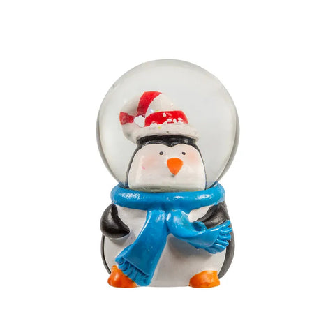 Santa, Snowman, Reindeer and Penguin Water Globes, 1.7" (4 styles - sold individually)