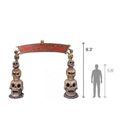 Giant Skull Archway Decoration, 134"