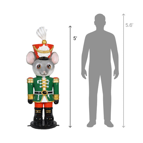 Mouse Nutcracker Figure, 60"