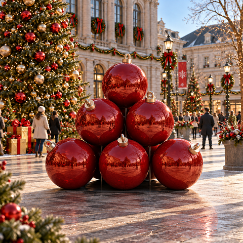 Giant Christmas Ornament Décor
