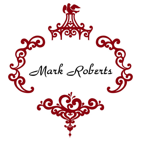 Text displaying the name "Mark Roberts" in elegant, cursive font, centered on a white background.