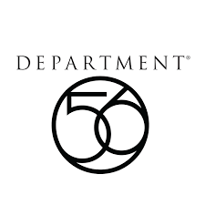 Department 56 logo featuring the number 56 in a black circle with the word "Department" written above in a serif font.