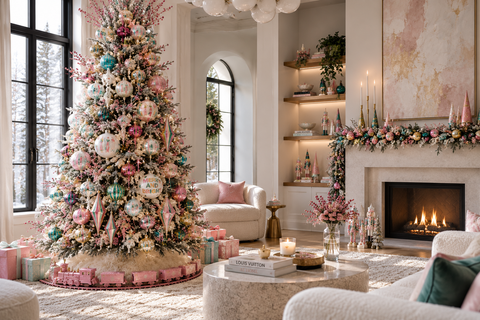 Neon Flocked Christmas