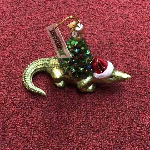 Noble Gems Alligator With Christmas
