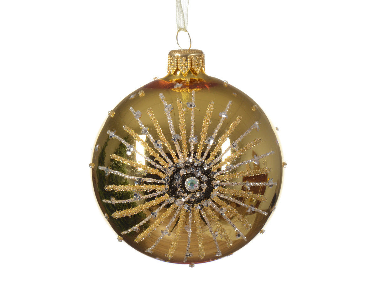 Exquisite Glass ornaments (Gold or Winter White)