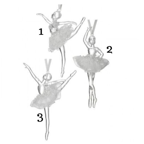 5.5" Acrylic Ballerina Ornament