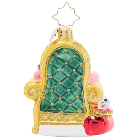 Strike A Pose Santa Gem Ornament, 3"