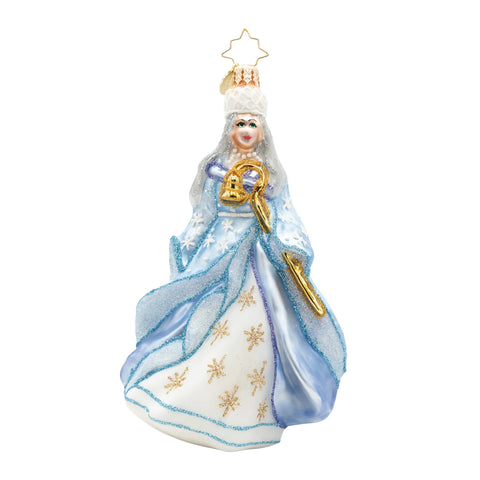 Echoes of Christmas Past Glass Ornament, 6.5"