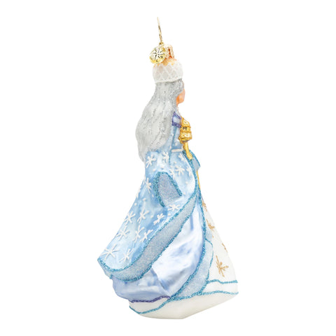 Echoes of Christmas Past Glass Ornament, 6.5"