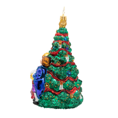 Festive Fezziwigs Glass Ornament, 6.25"