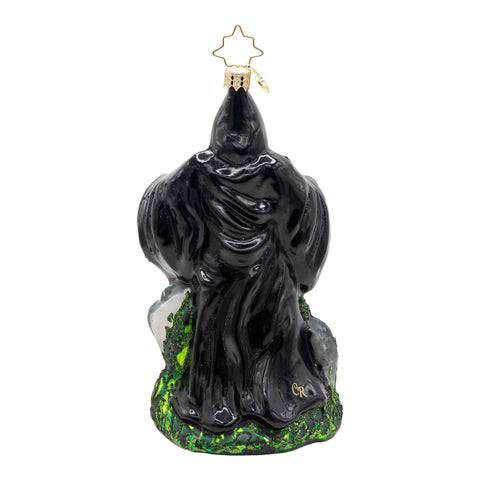 Ghost of Christmas Yet to Come Glass Ornament, 5.75"