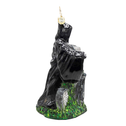 Ghost of Christmas Yet to Come Glass Ornament, 5.75"