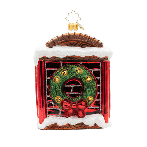 A New Day for Scrooge Glass Ornament, 5"