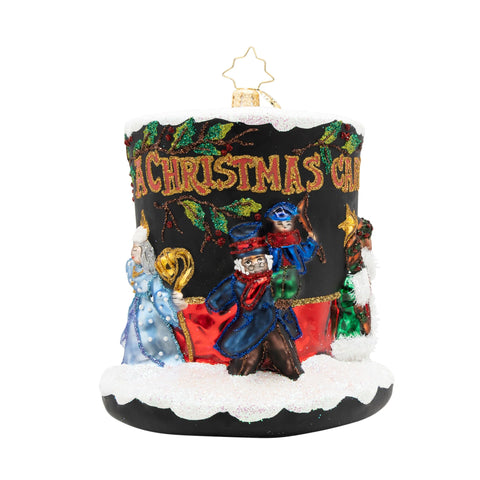 A Timeless Christmas Tale Glass Ornament, 5.25"