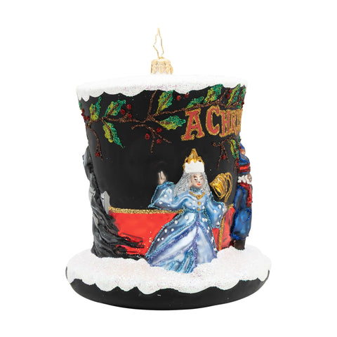 A Timeless Christmas Tale Glass Ornament, 5.25"