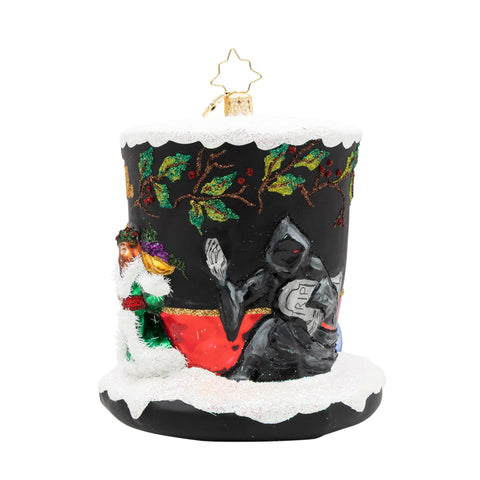 A Timeless Christmas Tale Glass Ornament, 5.25"