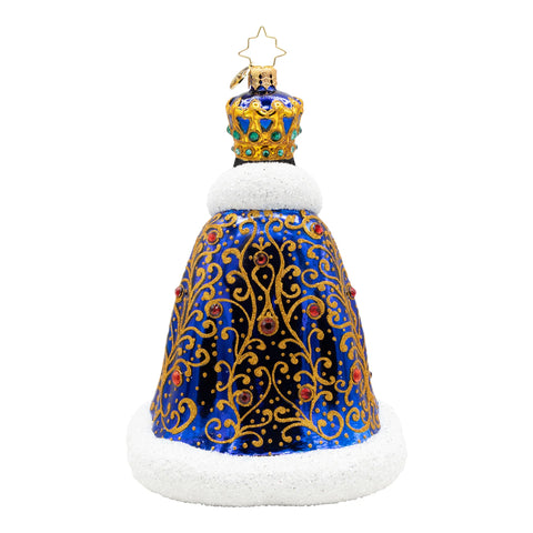 Emperor of the North Penguin Glass Ornament, 6.5"