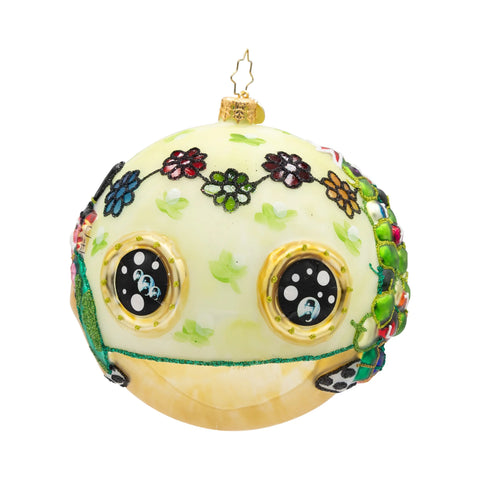 A Very Beatles Christmas Glass Ornament, 5"