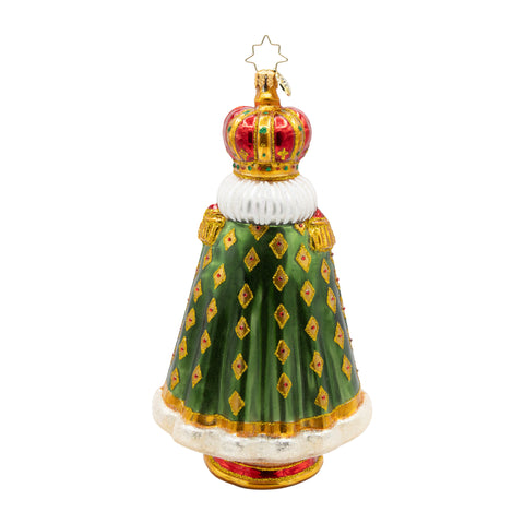 The Gilded Sentinel Nutcracker Glass Ornament, 7"
