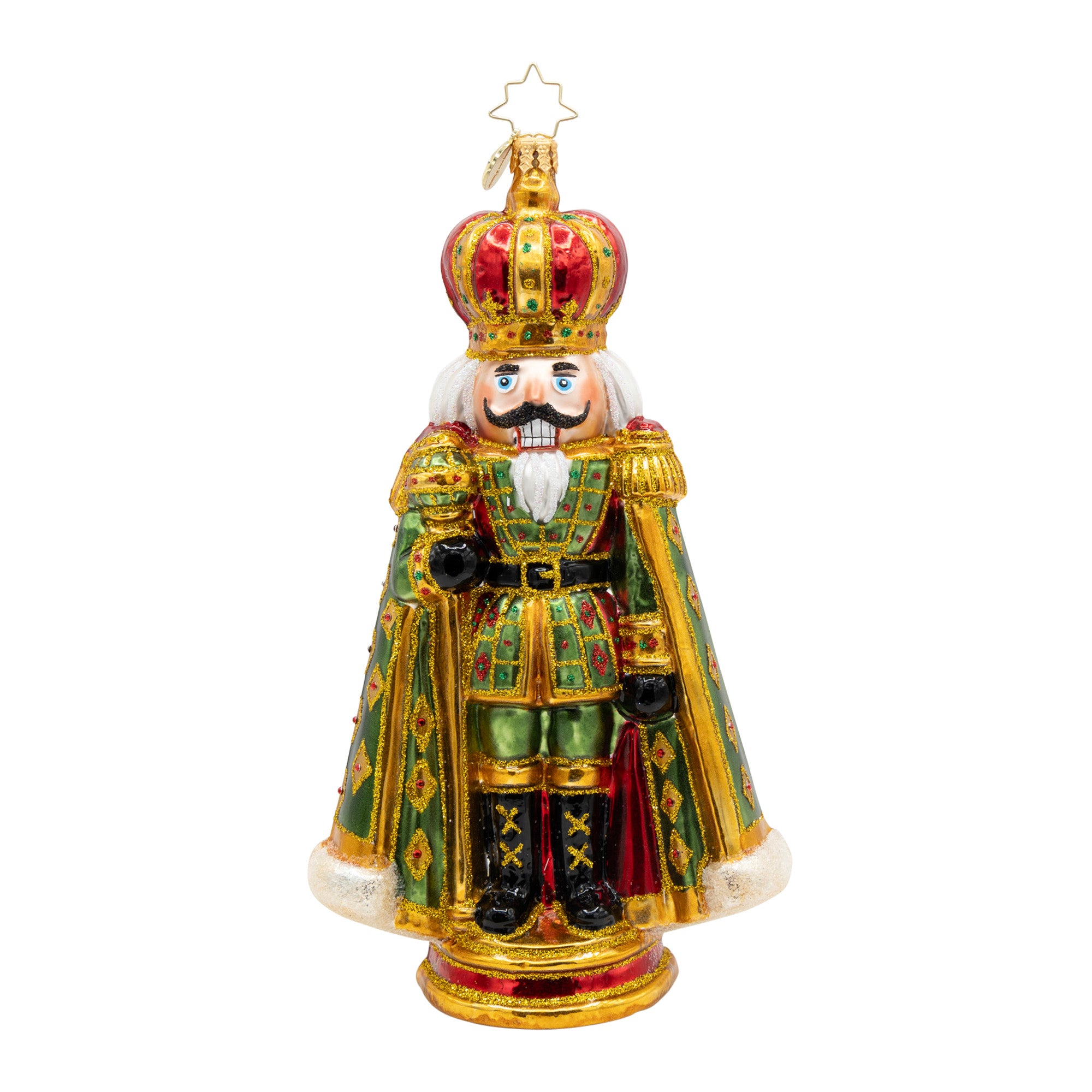 The Gilded Sentinel Nutcracker Glass Ornament, 7