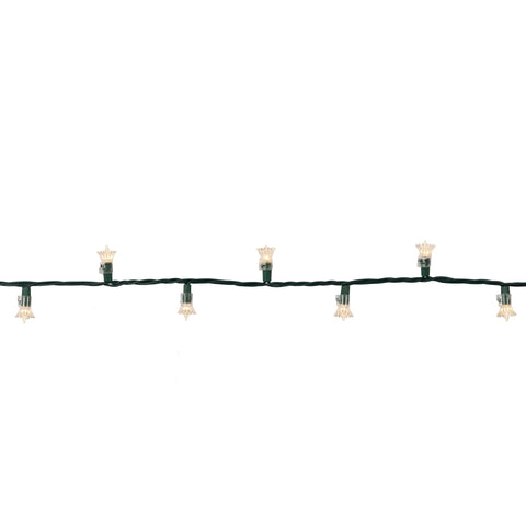 70LT LED Glass T5 Lights, Warm White, Clear Reflector Covers