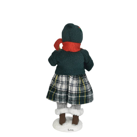 Girl w/ Cardinals Caroler Figurine, 10"