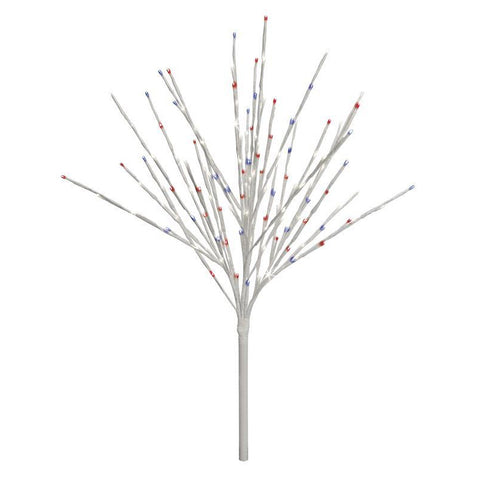 Patriotic Twinkle/White Tape Light Burst, 36"