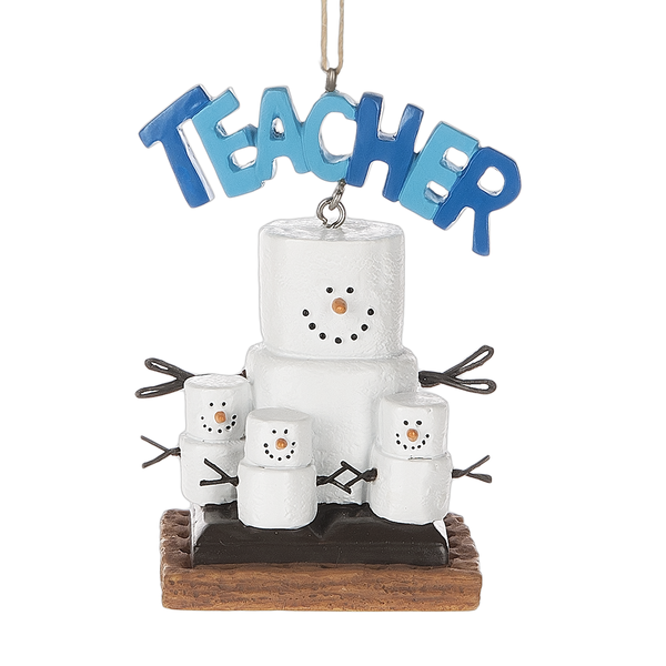 3.5" S'mores "Teacher" Ornament