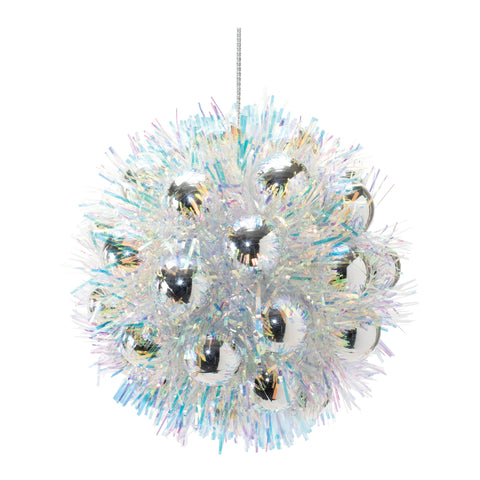 Styrofoam Tinsel Ornaments, 3-4" (Set of 2)