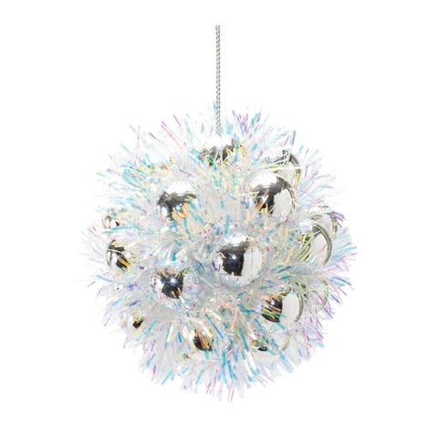 Styrofoam Tinsel Ornaments, 3-4" (Set of 2)