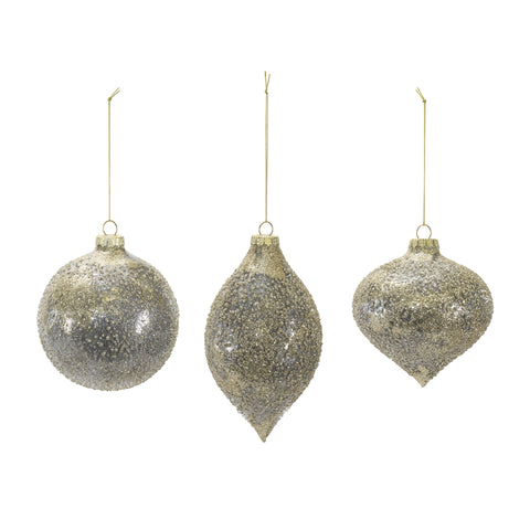 Champagne Ornament, 5.5" (3 styles - sold individually)