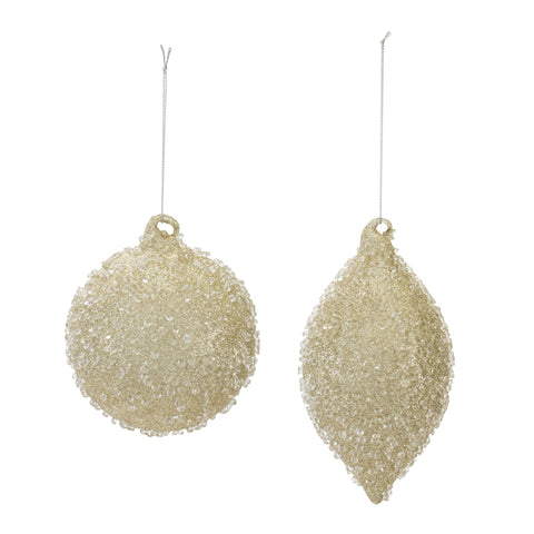 Champagne Ornament, 5" (2 styles - sold individually)