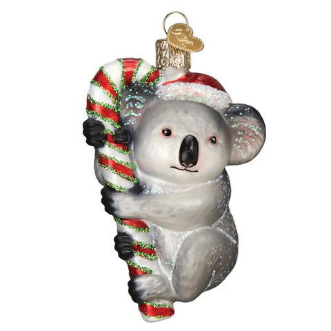 Christmas Koala Ornament, 4"