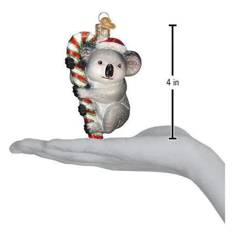 Christmas Koala Ornament, 4"