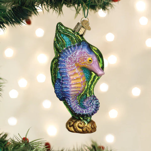 Bright Seahorse Ornament