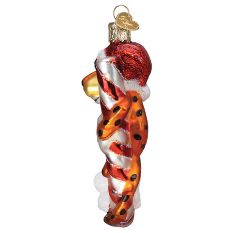 Chester Cheetah on Candy Cane Ornament