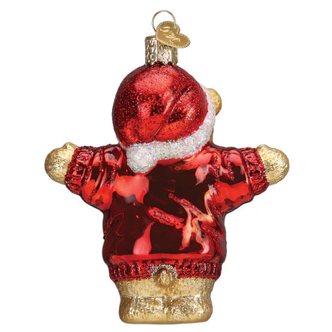 I Love You More Bear Ornament, 4.25"