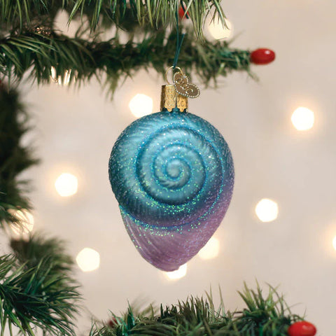 Fanciful Spiral Shell Ornament